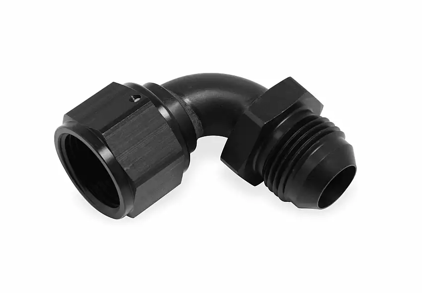 Earls 90 Degree -6 AN Male to -6 AN Female Swivel - AT920506ERL