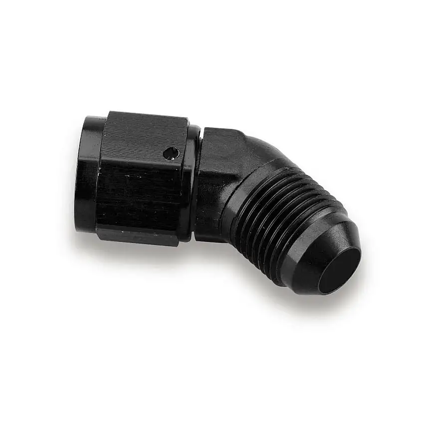 Earls 45 Degree -6 AN Male to -6 AN Female Swivel - AT924106ERL