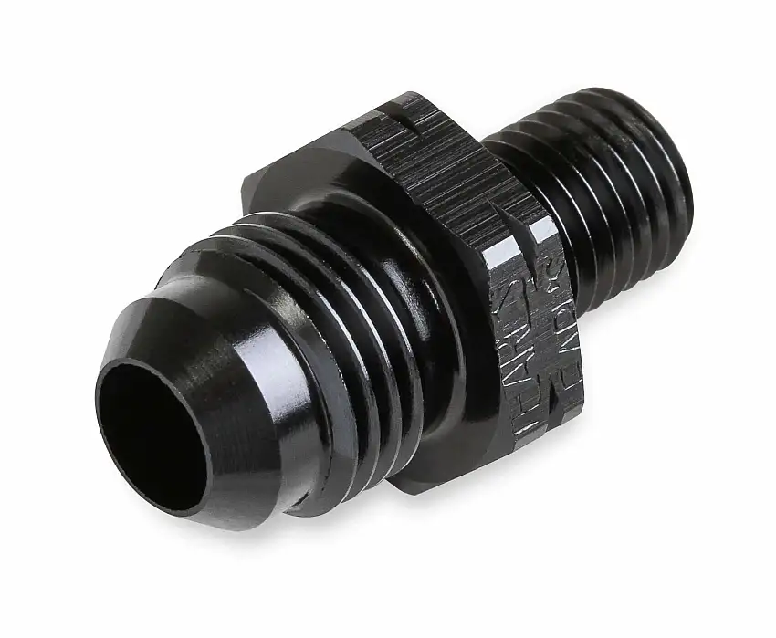 Earls Straight Male AN -6 to 12mm x 1.5 - Black - AT9919DFGERL