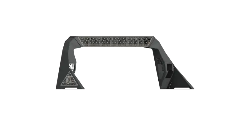 Road Armor 14-18 Chevy 1500 Headache Racks w/Bedrail Pods/ Standard 40in Center Light Pod/iD Raw
