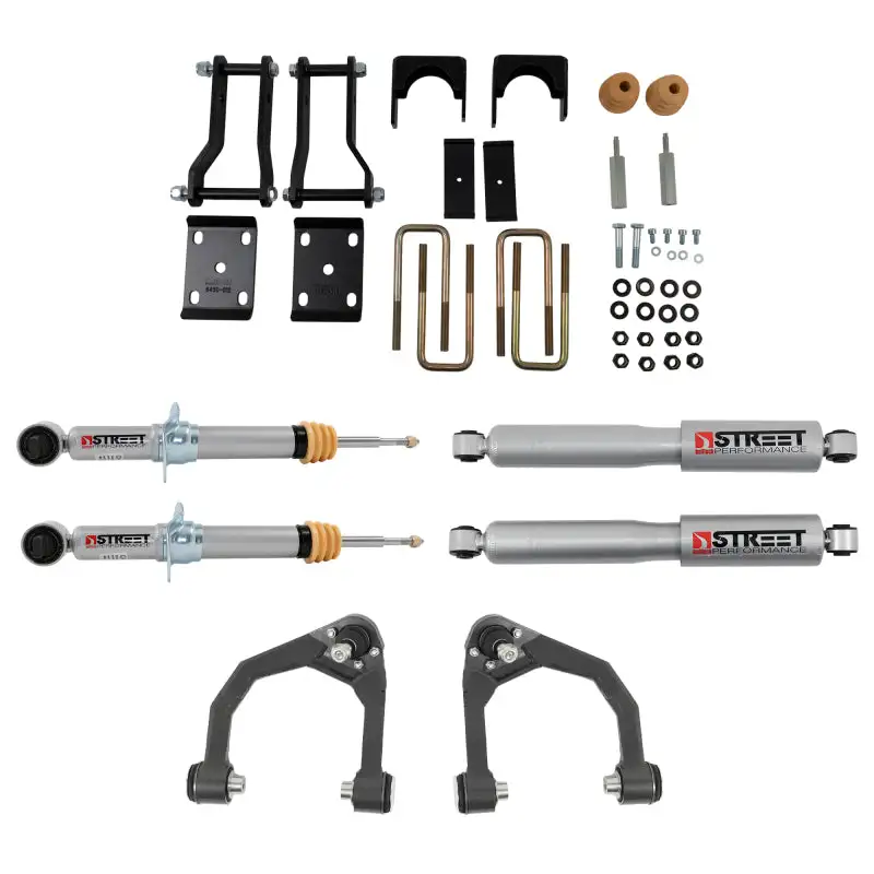 Belltech Ford Ranger 2WD (All Cabs) Front And Rear Complete Kit w/ Street Performance Shocks