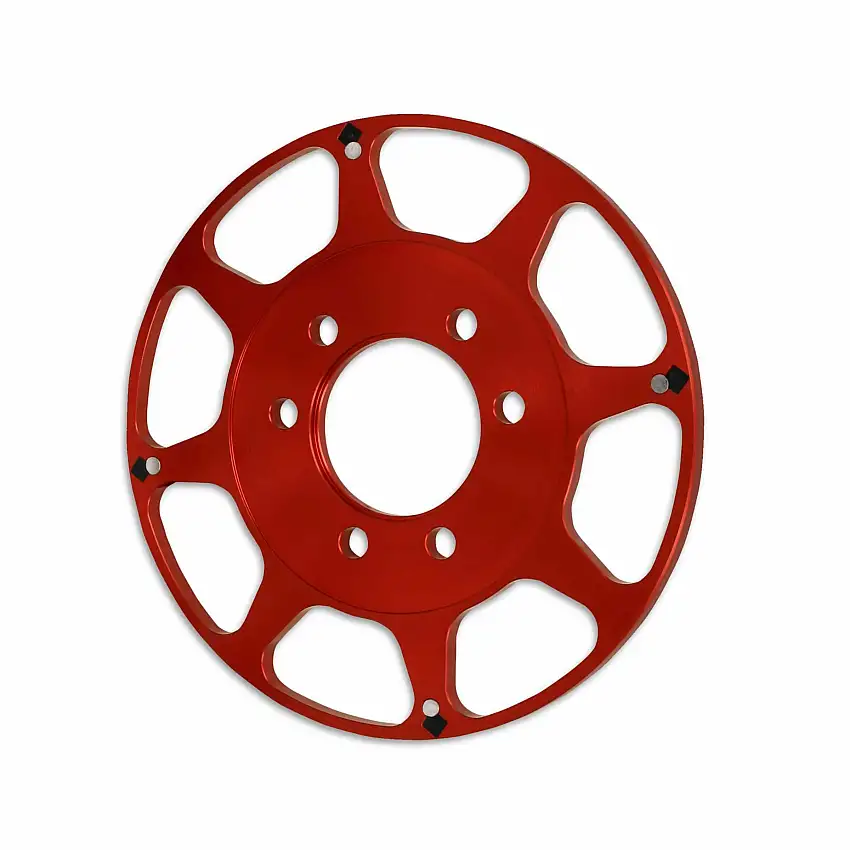 Big Block Chevy 8 Crank Trigger Wheel, Red - 8621