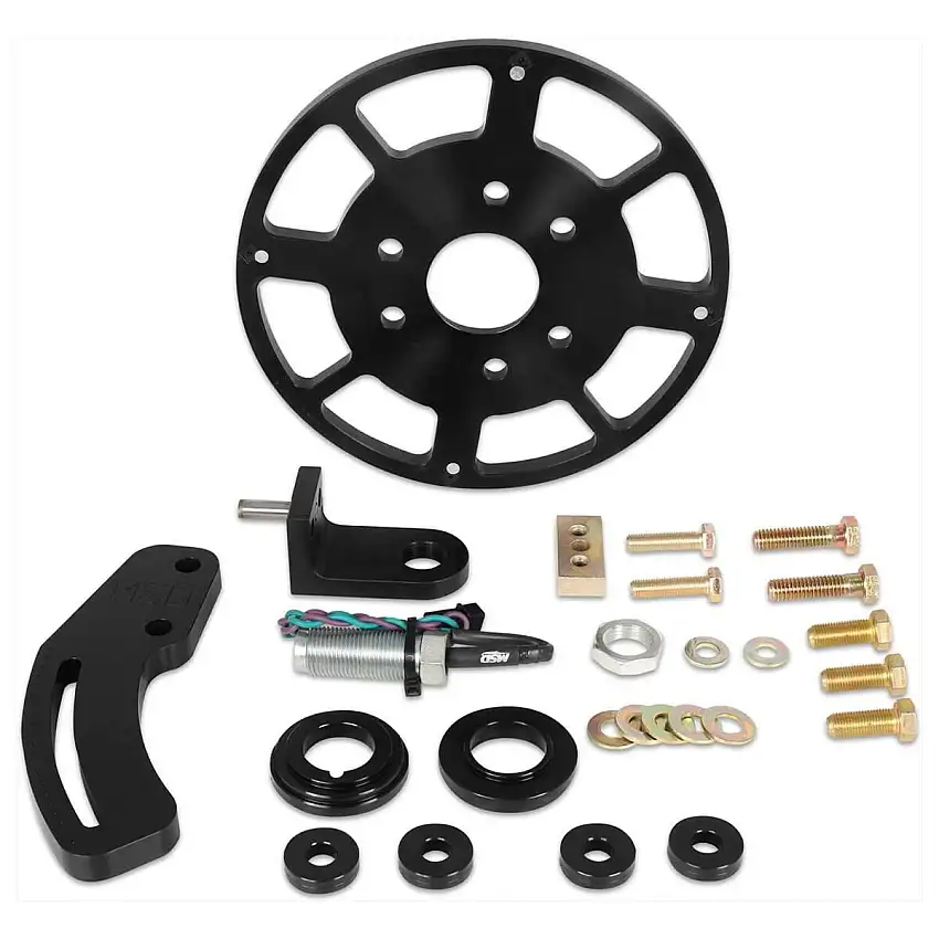 Black Chevy Small Block 8 Balancer Crank Trigger Kit - 86153