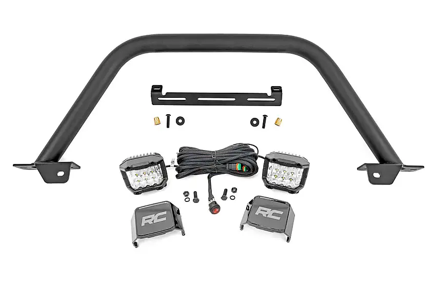 Safari Bar - 3 In. OSRAM (Pair) - Wide - OE Modular Steel - Ford Bronco (21-23)