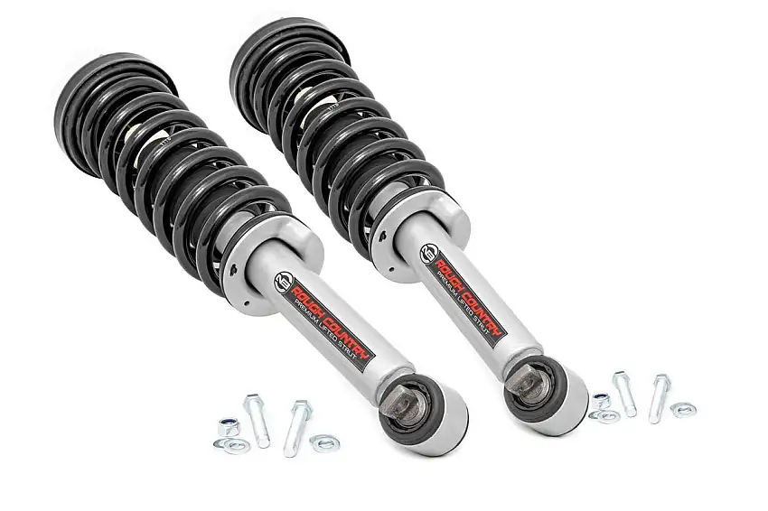 Rough Country Loaded Strut Pair - 3 Inch - Ford F-150 4WD (2014-2020)