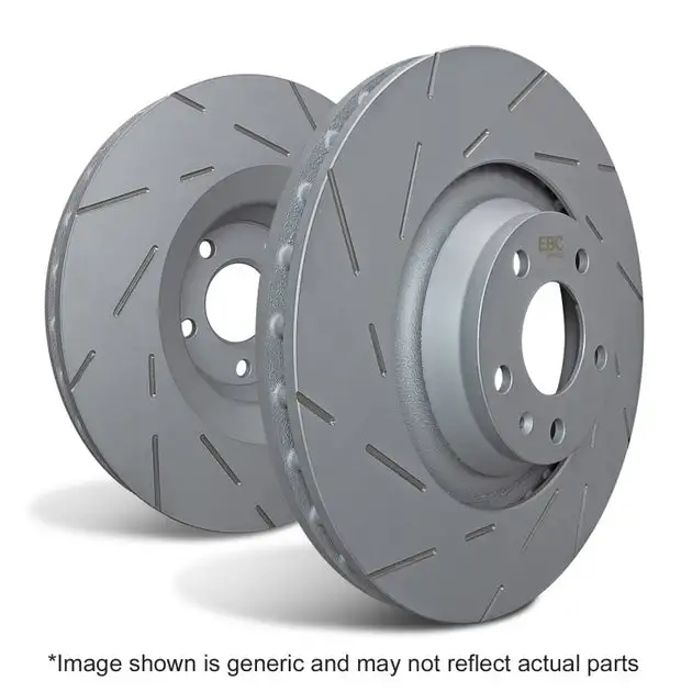 EBC 2020+ Ford Explorer 3.0L Hybrid Rear USR Slotted Rotors