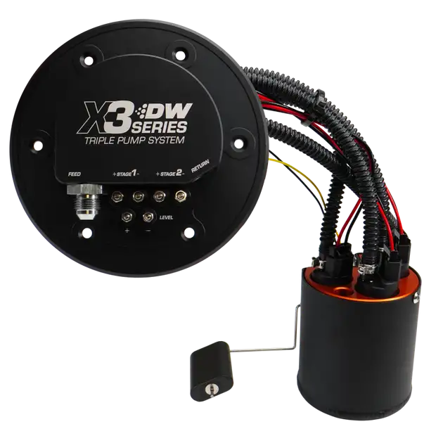 DeatschWerks 98-04 Ford Mustang X3 Module with DW430C Pumps and Install Kit