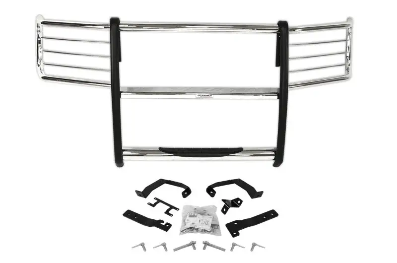 Go Rhino 15-17 Ford F-150 (Excl. ACC Models) 3000 Series StepGuard Center Grille + Brsh Grd - Chrome
