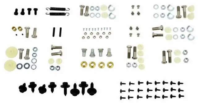 Fits 1964-66 Pontiac GTO And Chevelle Convertible Top Bolt Kit CBK300