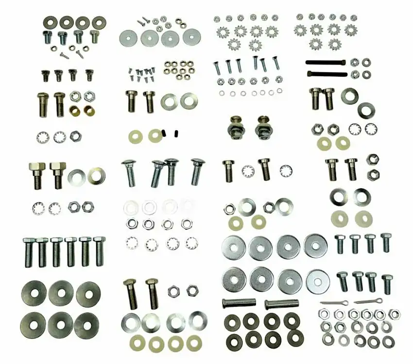 Fits 1959 - 1960 Chevrolet Full Size Convertible Top Bolt Kit CBK401