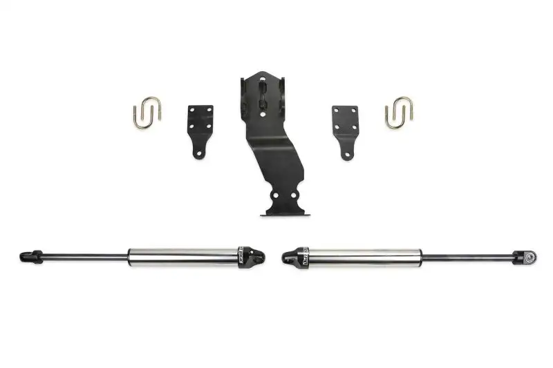 Fabtech 17+ Ford F250/F350 4WD Dual Steering Stabilizer System w/DL 2.25 Shocks