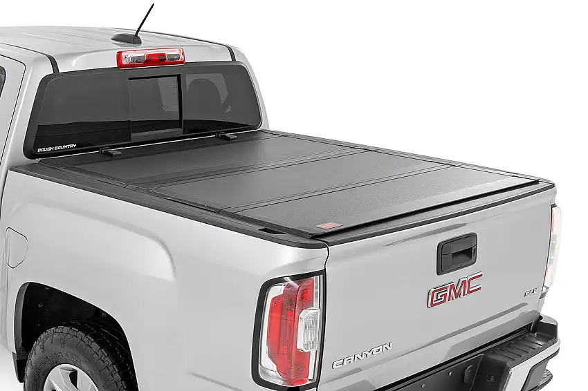 Hard Tri-Fold Flip Up Bed Cover - 6' Bed - Chevy GMC Canyon Colorado (15-23)