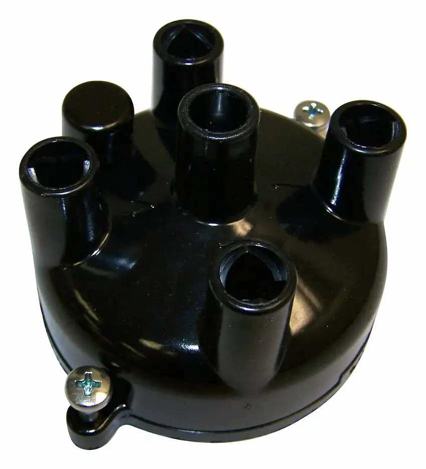 Crown Automotive - Metal Black Distributor Cap - 5226546