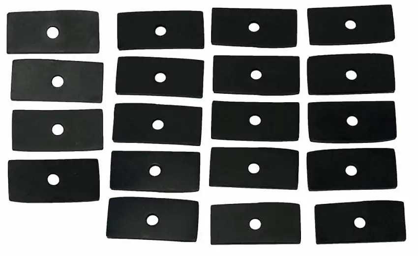 Fits 1955 - 1957 Chevrolet Full Size Pinch-Rail Pads CRP001