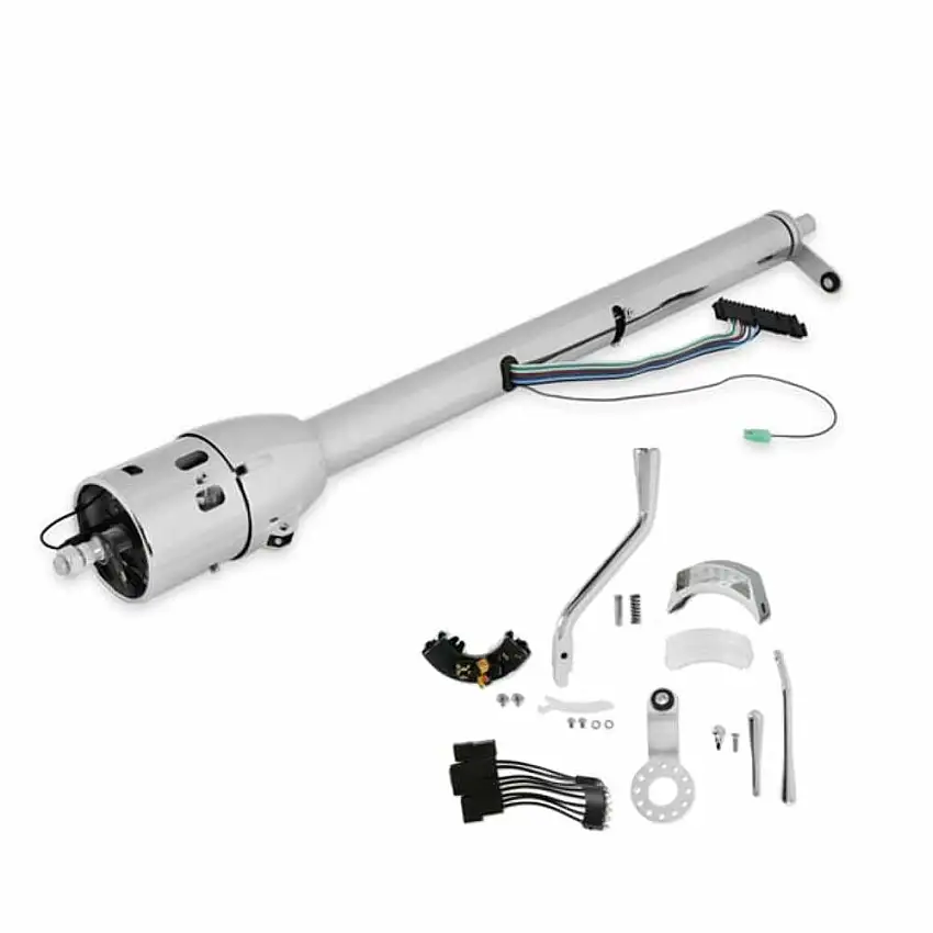 Fits 1960-72 C10 Pickup Custom Tilt Steering Column-Chrome/Auto 33" CSCU33A