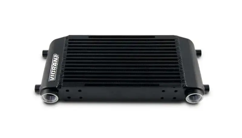 Vibrant Single Pass Oil Cooler Assembly 6in x 10in x 2in