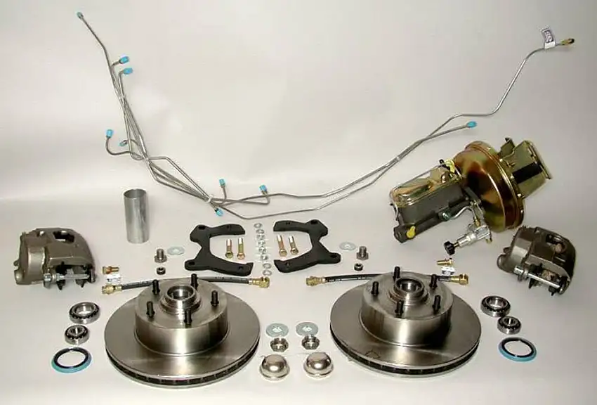 Fits 1955 Chevrolet Full Size Front Disc Brake Conversion Kit, Power DBP055-8A
