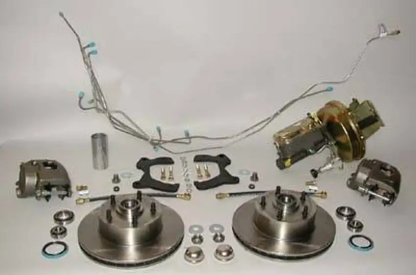 Fits 1956 - 1957 Chevrolet Full Size Front Disc Brake Conversion Kit, Power DBP057-8A