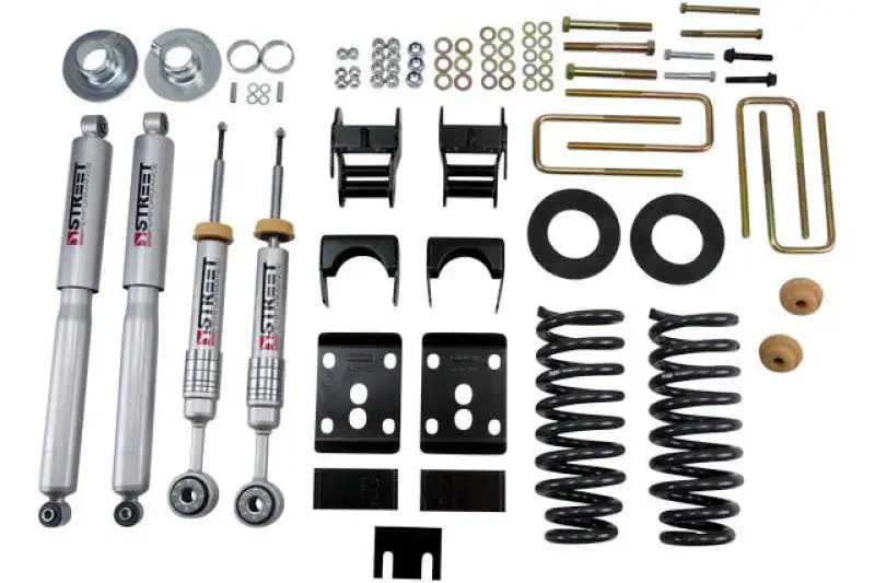Belltech Ford F150 Std Cab Short Bed 2in. or 3in. F/4in. R drop w/ SP Shocks Lowering Kits