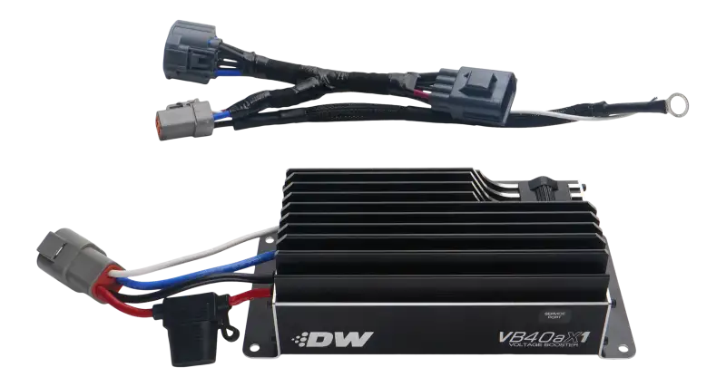 DeatschWerks VB40AX1 Voltage Booster with Plug-N-Play Harness for 10-25 Ford Mustang