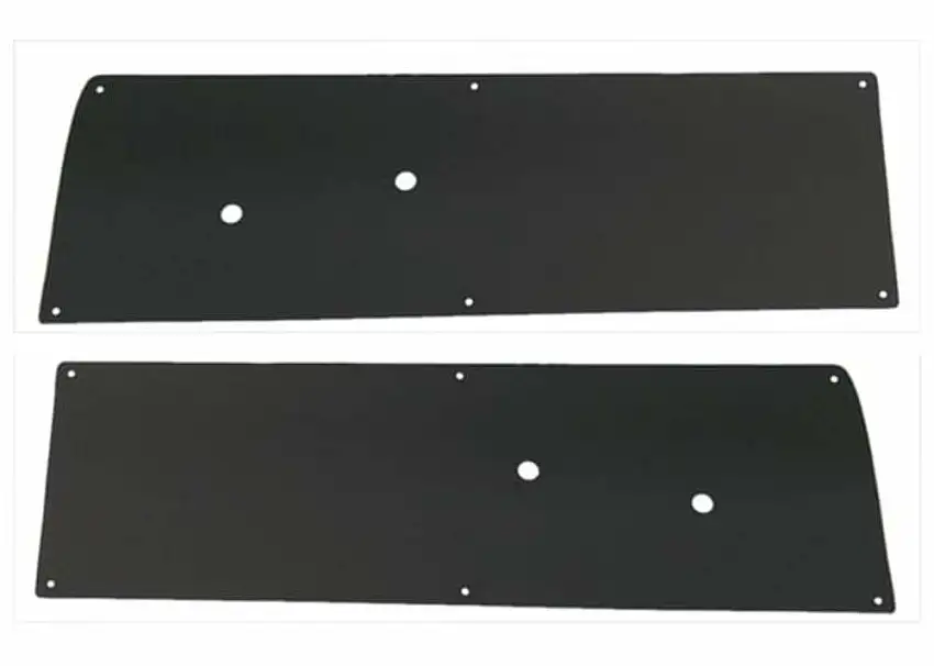 Fits 1947-1955 Chevrolet Sedan Delivery; Door Panels - Black - Pair STD1000BLACK