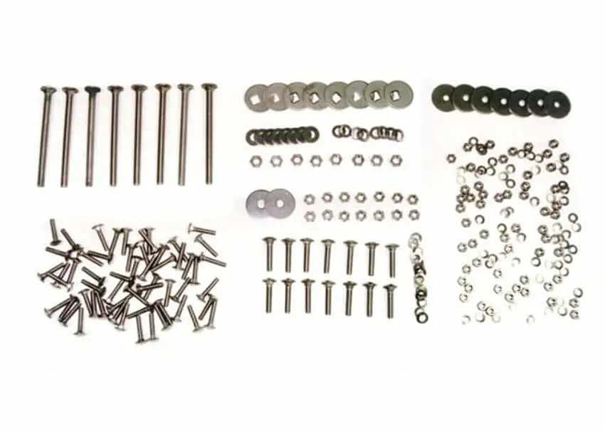 Fits 1969-1972 Chevrolet Blazer; Bed Bolt Kit - Long/Step - Zinc ZP10299