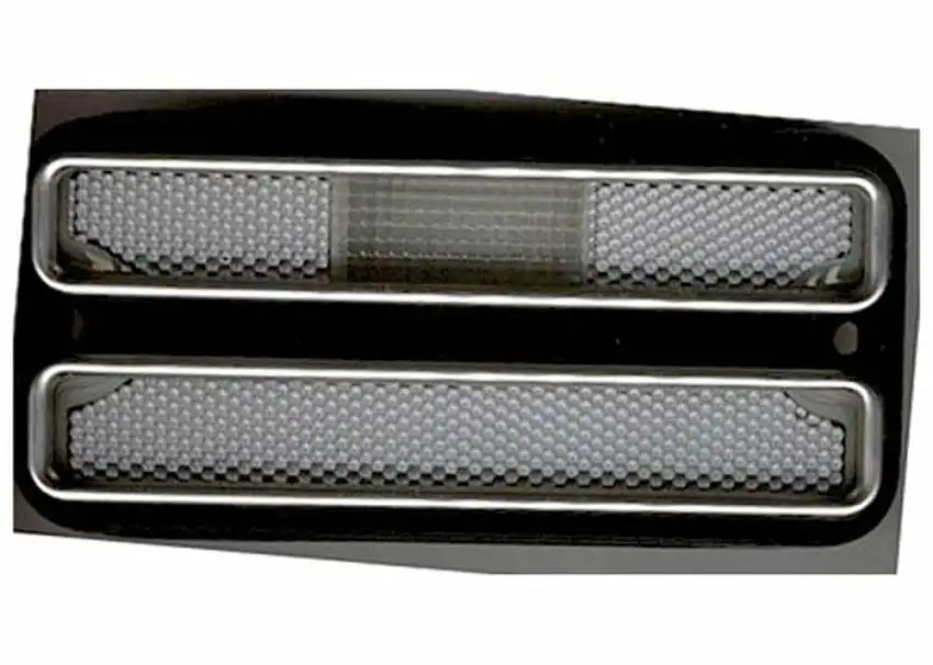 Fits 1969-1972 Chevrolet Blazer; Side Marker - Deluxe - Clear SMAD2CL