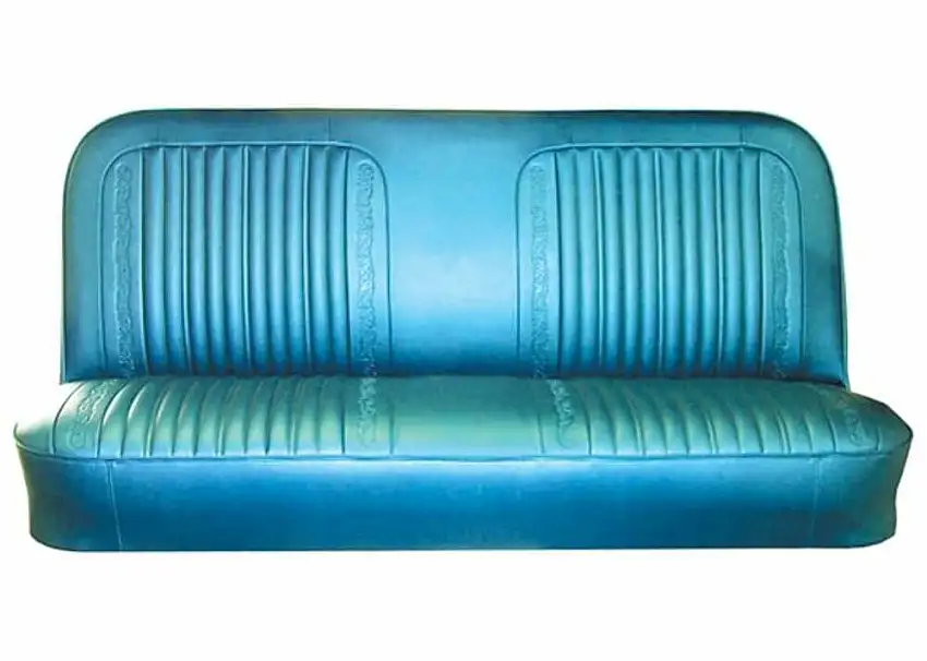 Fits 1971-72 Chevrolet Blazer Seat Cover-Scroll Pattern-Bench-Green UP72200GREEN