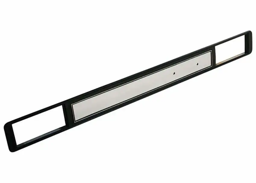 Fits 1978-1980 Chevrolet C10; Dash Pad Molding - With A/C DPM80ACBLKWOOD