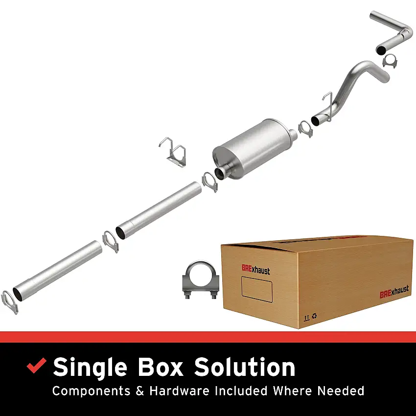 Fits 1992-1993 Dodge Dakota Direct-Fit Replacement Exhaust System 106-0502