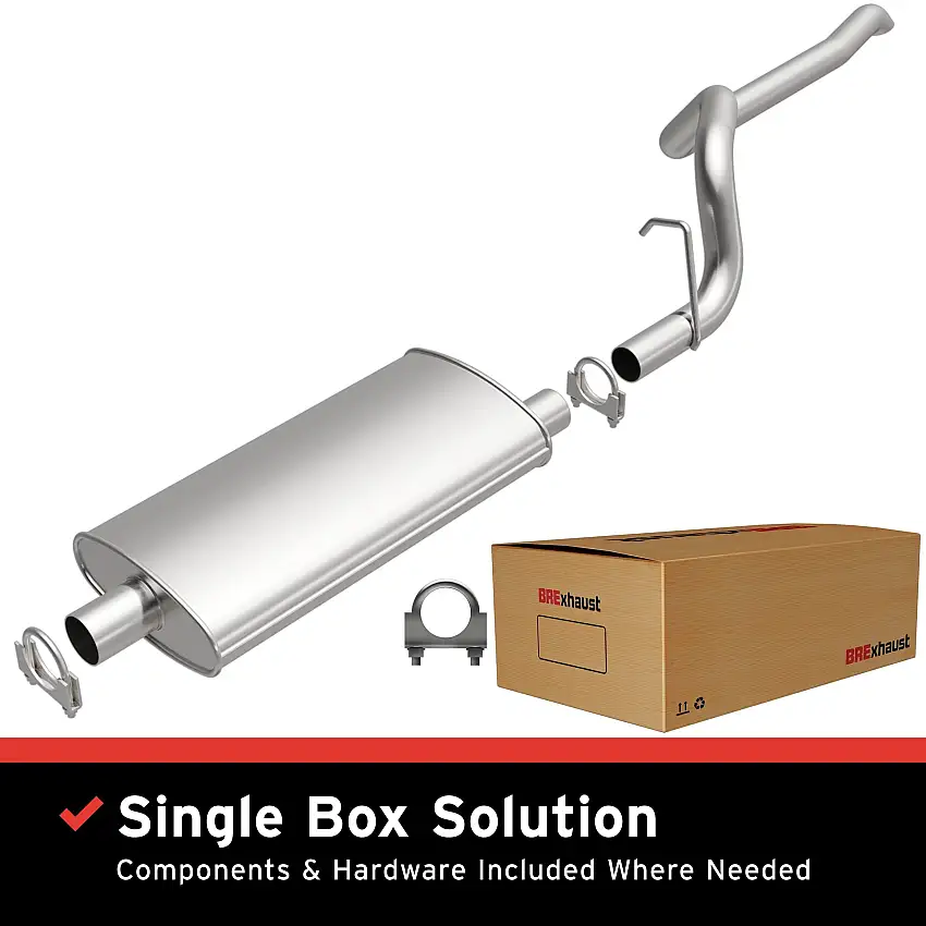Fits 1993-1995 Jeep Cherokee Direct-Fit Replacement Exhaust System 106-0116