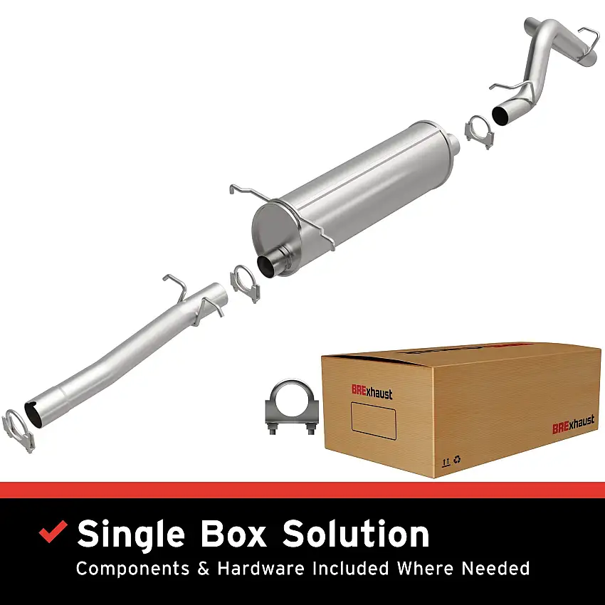 Fits 2000-2003 Dodge Dakota Direct-Fit Replacement Exhaust System 106-0627