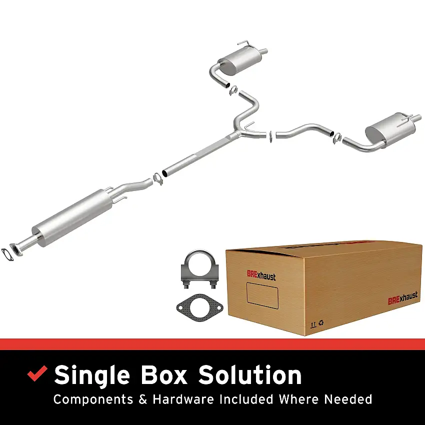 Fits 2007-2012 Nissan Altima Direct-Fit Replacement Exhaust System 106-0438