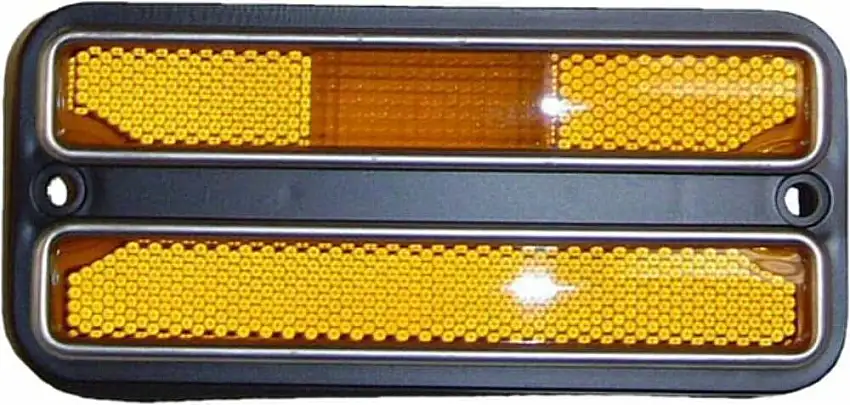 Fits 68-72 Trucks Front Side Marker Light-Deluxe-Amber-Each B3003-68