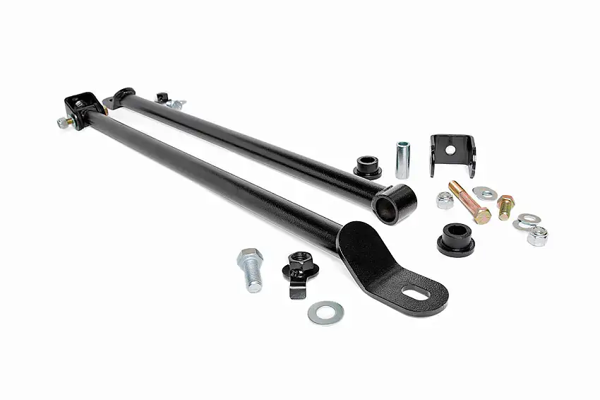 Rough Country Kicker Bar Kit - 4-6 Inch Lift - Ford F-150 4WD (2015-2020)