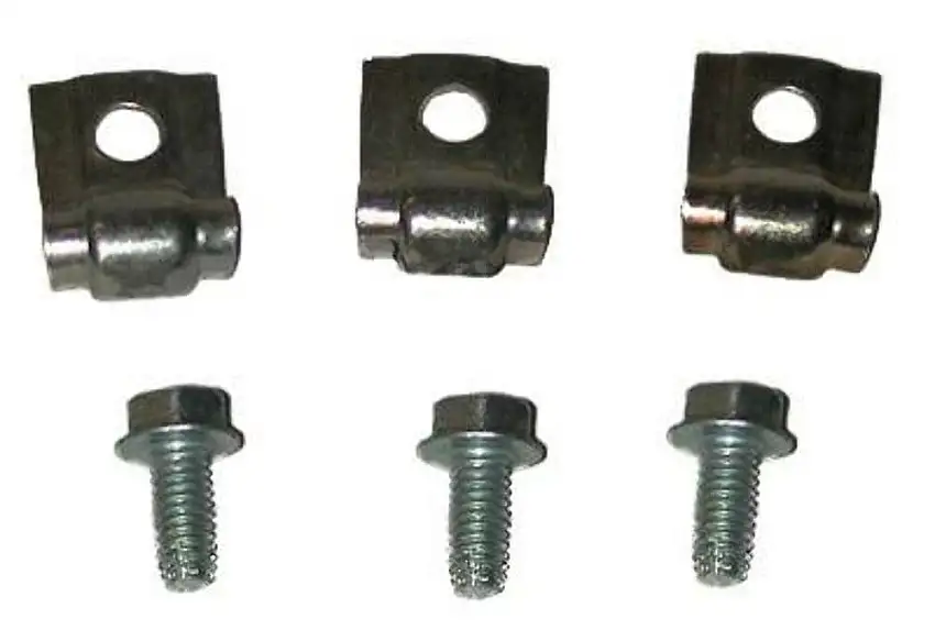 Fits 1958 - 1964 Chevrolet Full Size Long Gas Line Clip and Bolt Set GLC400
