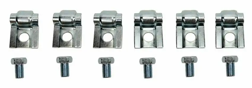 Fits 1958 Chevrolet Full Size Long Gas Line Clip Set GLC403