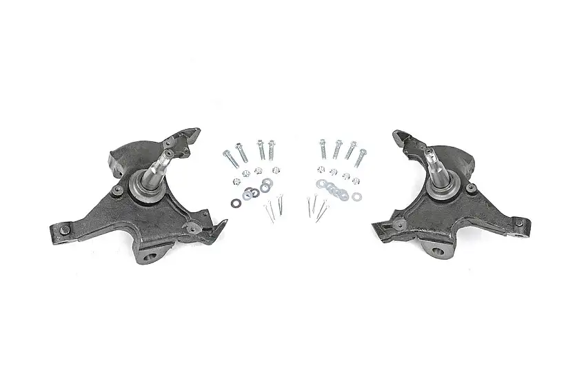 Rough Country 2 Inch Lowering Spindles - Chevy C1500 K1500 Truck Extended Ca (88-99)