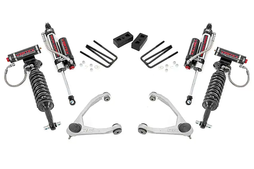 3.5 Inch Lift Kit - Forged UCA - Cast Steel - Vertex - Chevy GMC 1500