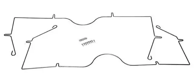 Fits 1959 - 1960 Chevrolet Full Size Hood Insulation Retainer Kit HIR401