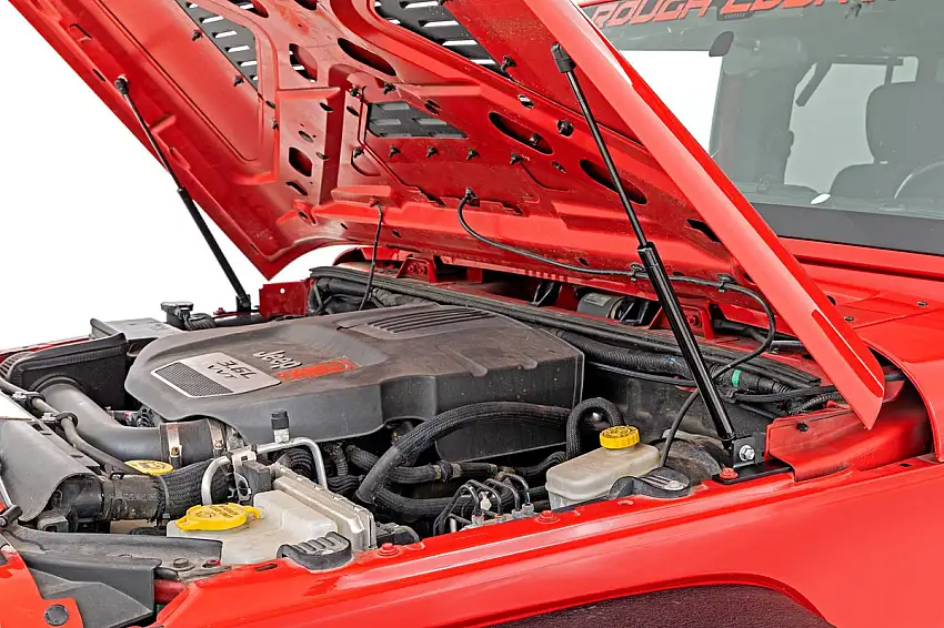 Rough Country Hydraulic Hood Assist - Jeep Wrangler JK (2007-2018)
