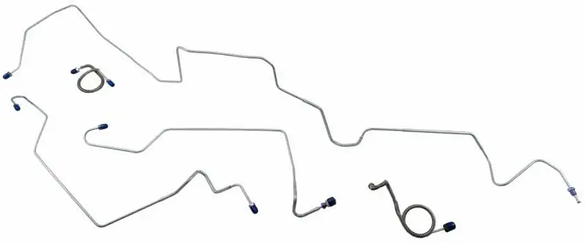 Fits 1971 - 1972 Ford Mustang Front Brake Line Set MFB009