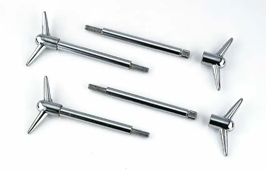 Mr. Gasket 9824 Mr. Gasket Valve Cover Y Wing Bolts - 1/4-20 x 5/8 Inch - Chr...