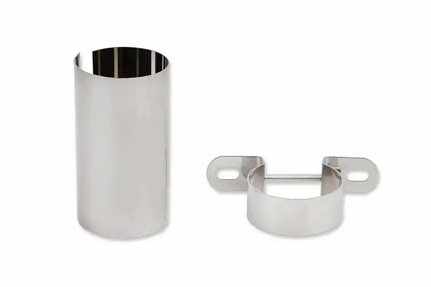 Mr. Gasket Chrome Coil Holder Bracket with Bolt - Horizontal  Mount - 9777
