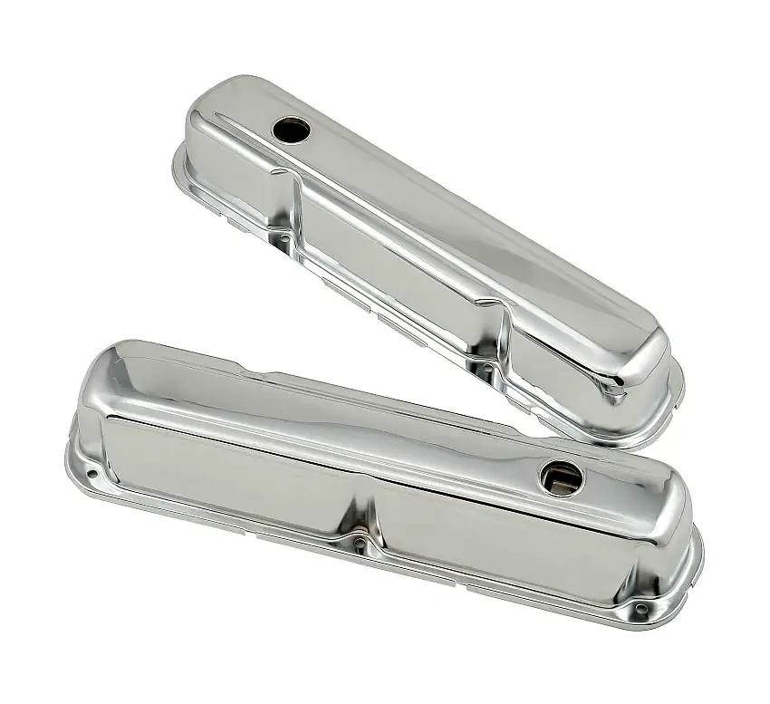 Mr. Gasket Chrome Tall-Style Valve Covers - 9806