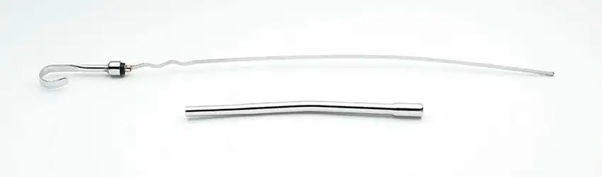 Mr. Gasket Engine Oil Dipstick - Chrome - 9898