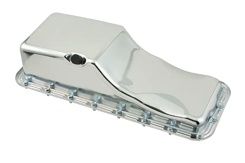 Mr. Gasket Oil Pan - Chrome - 9432