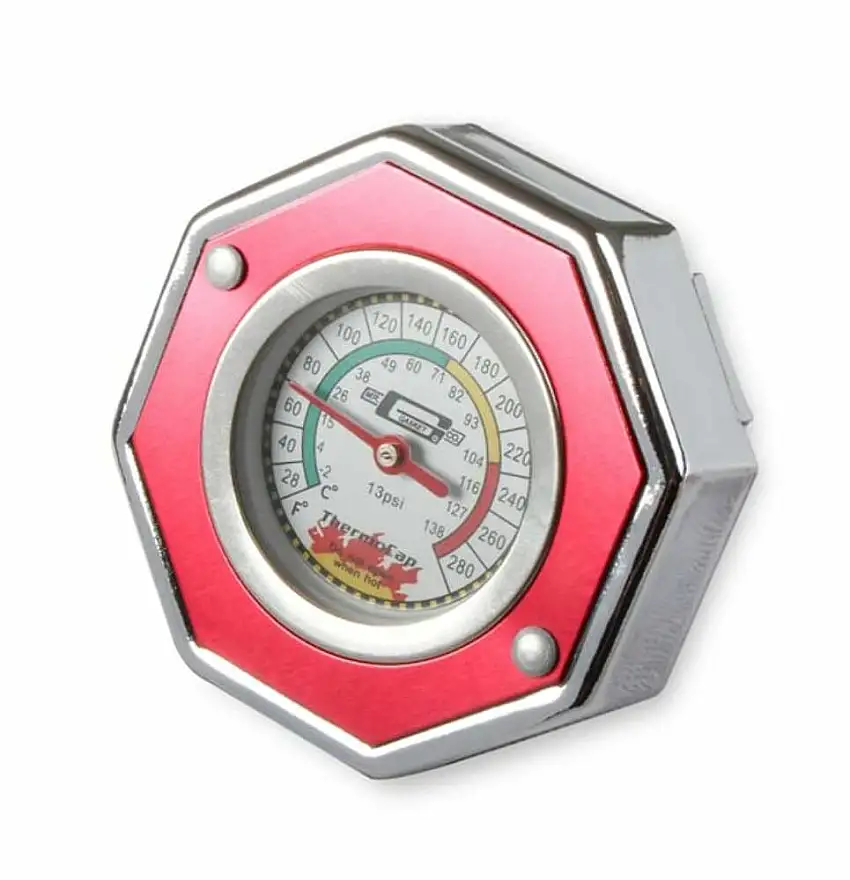 Mr. Gasket Thermocap - 13 PSI - Red - 2470R