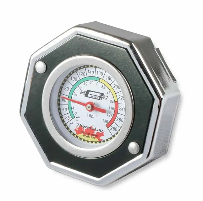Mr. Gasket Thermocap - 16 PSI - Black - 2476BK