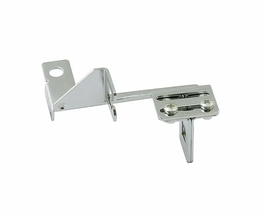 Mr. Gasket Throttle And Transmission Kickdown Cable Bracket - Chrome - 6039